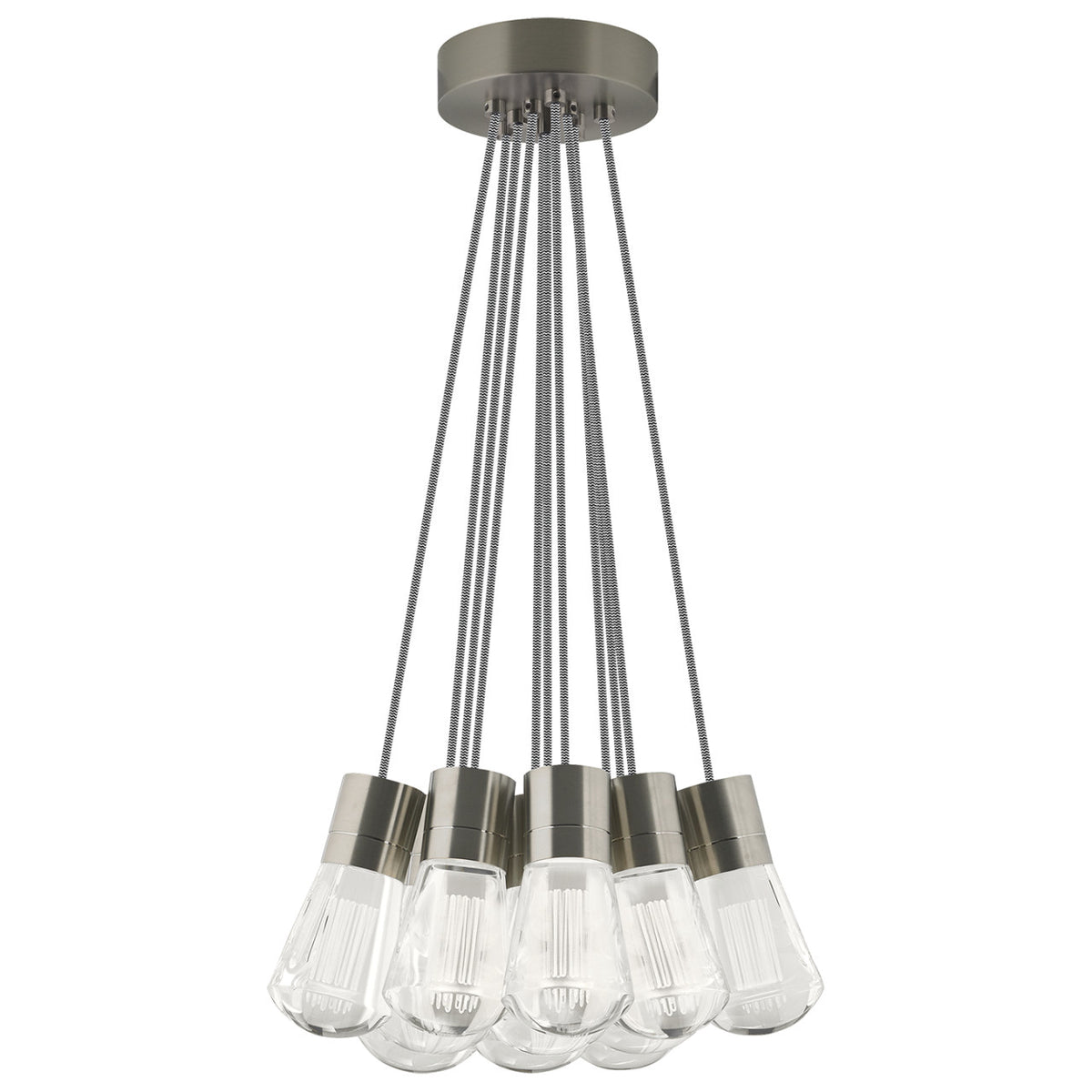 ModernRail Pendant, 8-Light, Aged Brass, 13"W (700MDP3GRS 70DR3LC)
