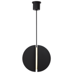 Bau Pendant, 1-Light, Nightshade Black, 18"W (700TDBAU18B-LED930 70PDEVV)