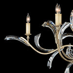 BEVELED ARCS 57" W Round Chandelier