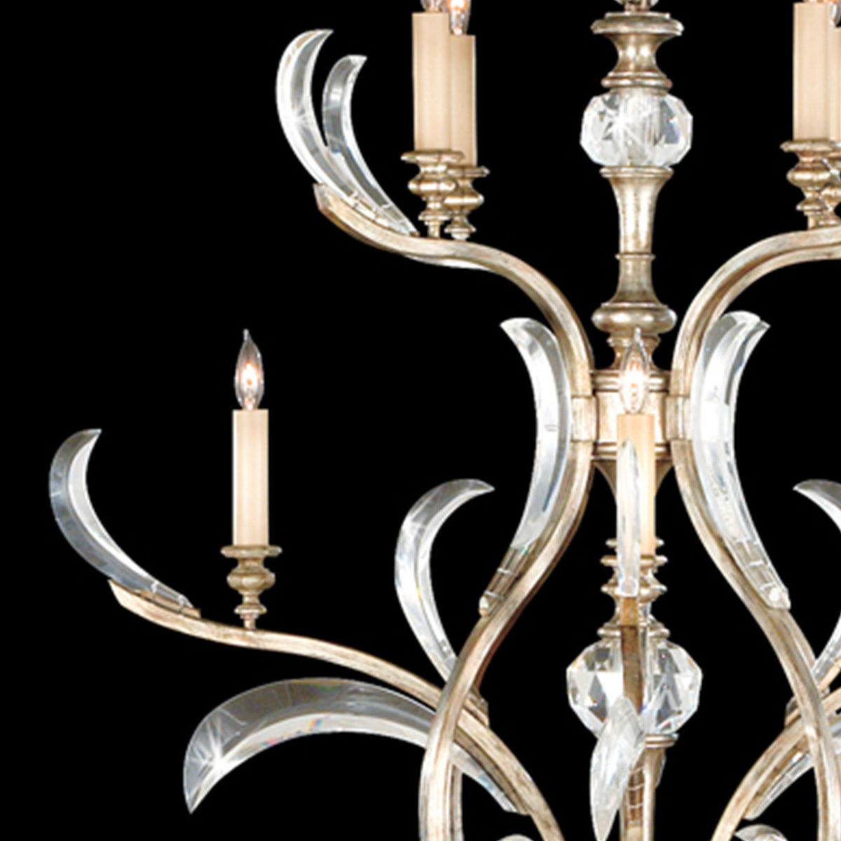 BEVELED ARCS 48" W Round Chandelier