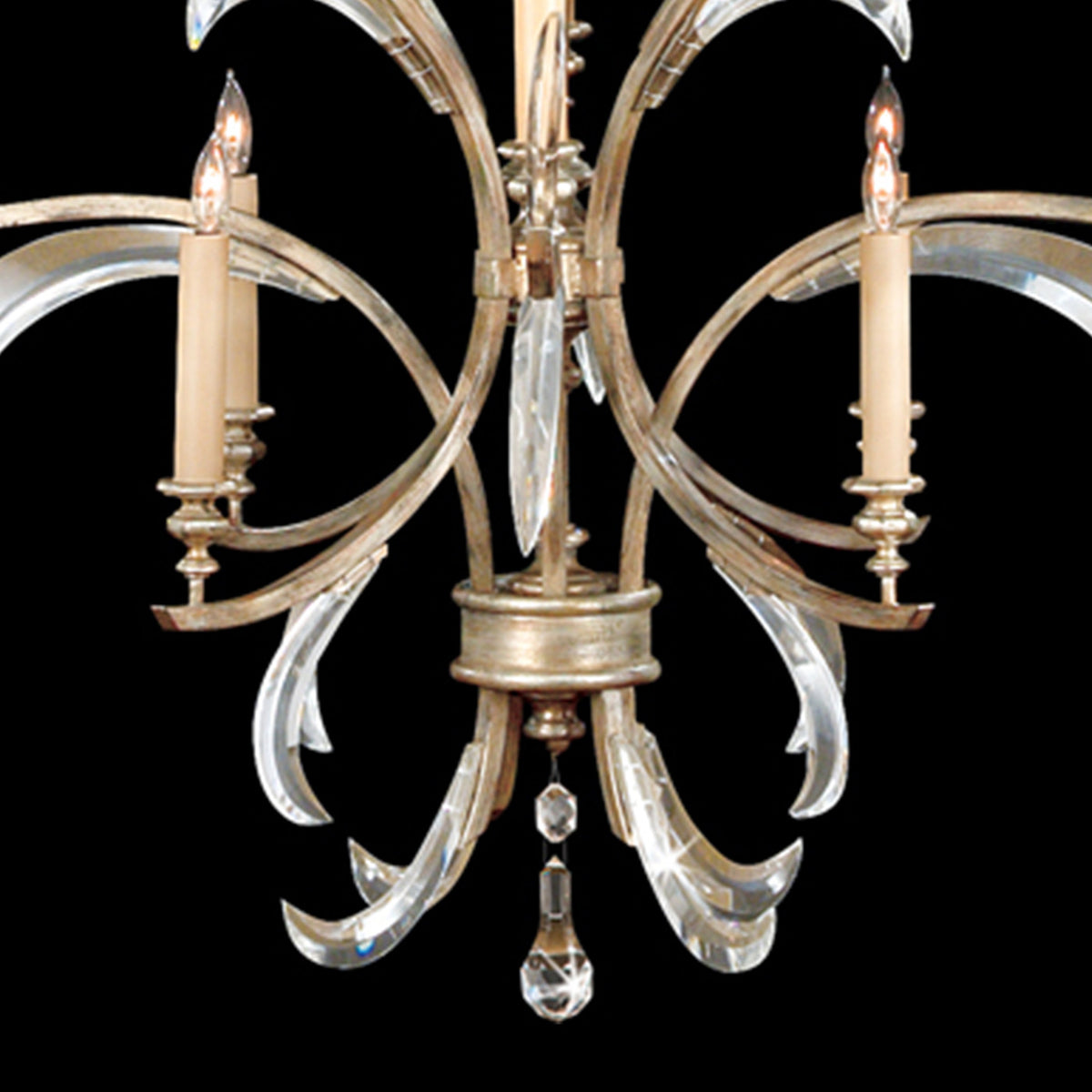 BEVELED ARCS 48" W Round Chandelier