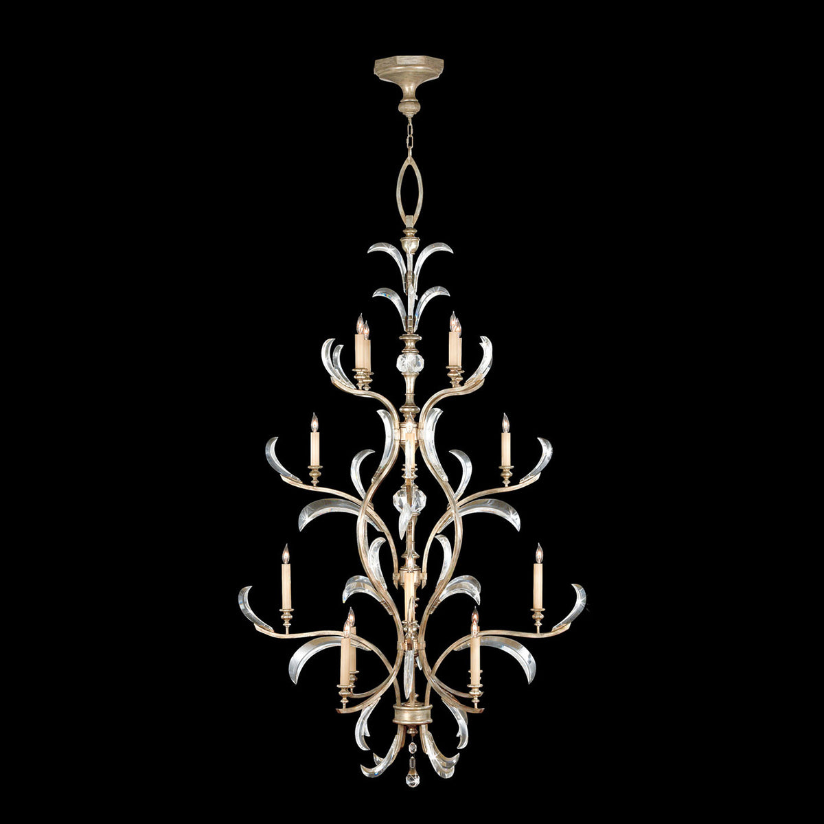 BEVELED ARCS 48" W Round Chandelier