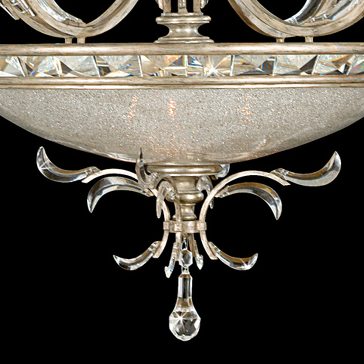 BEVELED ARCS 44" W Round Pendant