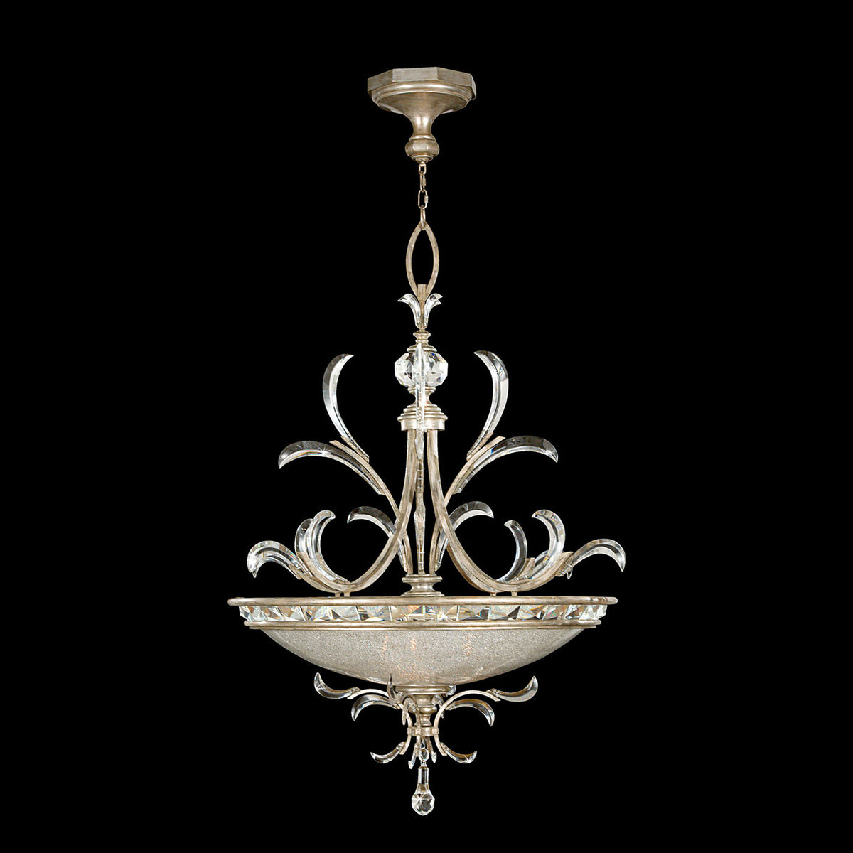BEVELED ARCS 44" W Round Pendant