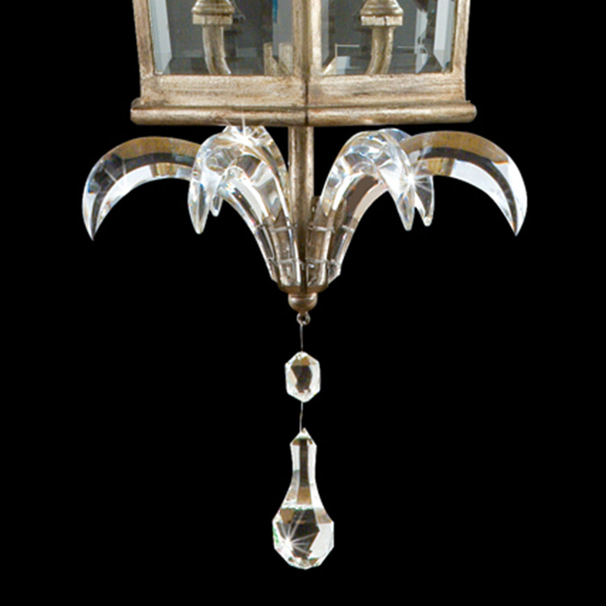 BEVELED ARCS 22" W Square Pendant