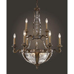 Trump Home Millwood Fifteen-Light Antique Bronze Chandelier