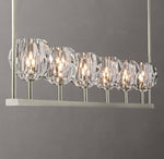 Boule De Cristal Clear Glass Linear Chandelier 60"