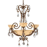 Barcelona French Marble Center Bowl Chandelier