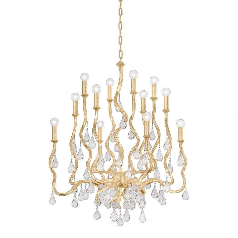 Bailey Street Home - 72-BEL-4885668 - Baldwin Limes - 12 Light Chandelier-38 Inches Tall and 33.25 Inches Wide