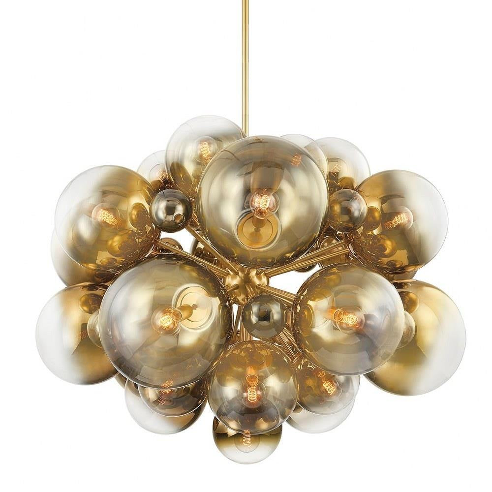 Bailey Street Home - 72-BEL-4885708 - Pear Tree Barton - 25 Light Chandelier-46 Inches Tall and 53.5 Inches Wide