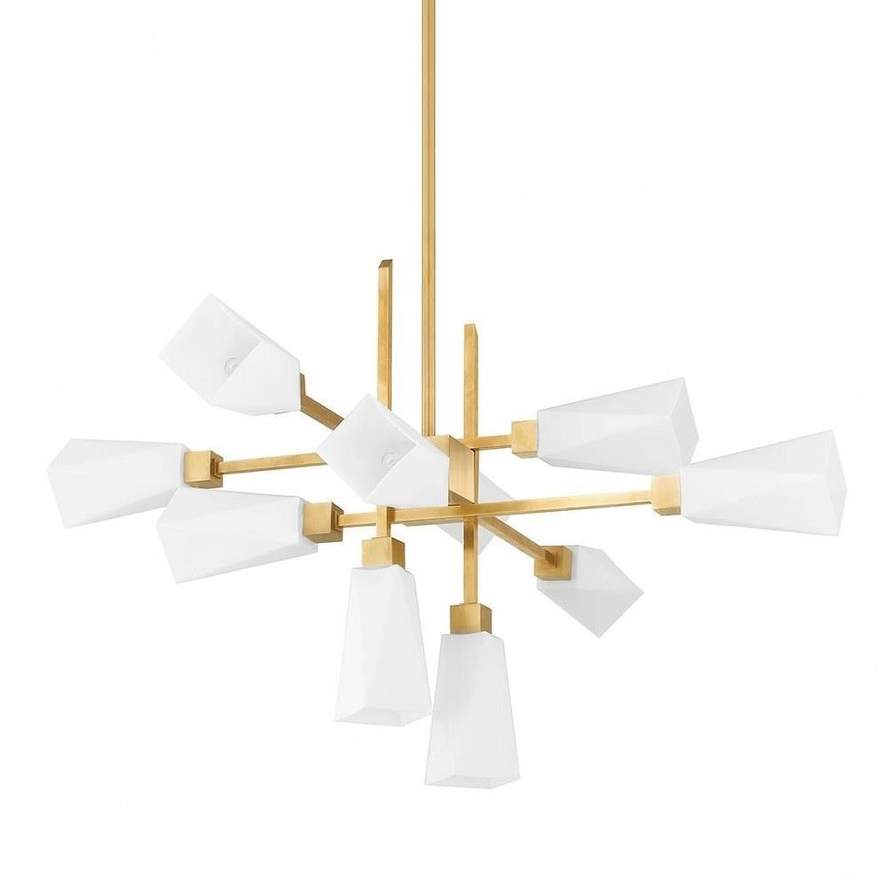 Bailey Street Home - 72-BEL-4885739 - Mayflower Meadows - 10 Light Chandelier-31.5 Inches Tall and 45.75 Inches Wide