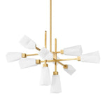 Bailey Street Home - 72-BEL-4885739 - Mayflower Meadows - 10 Light Chandelier-31.5 Inches Tall and 45.75 Inches Wide