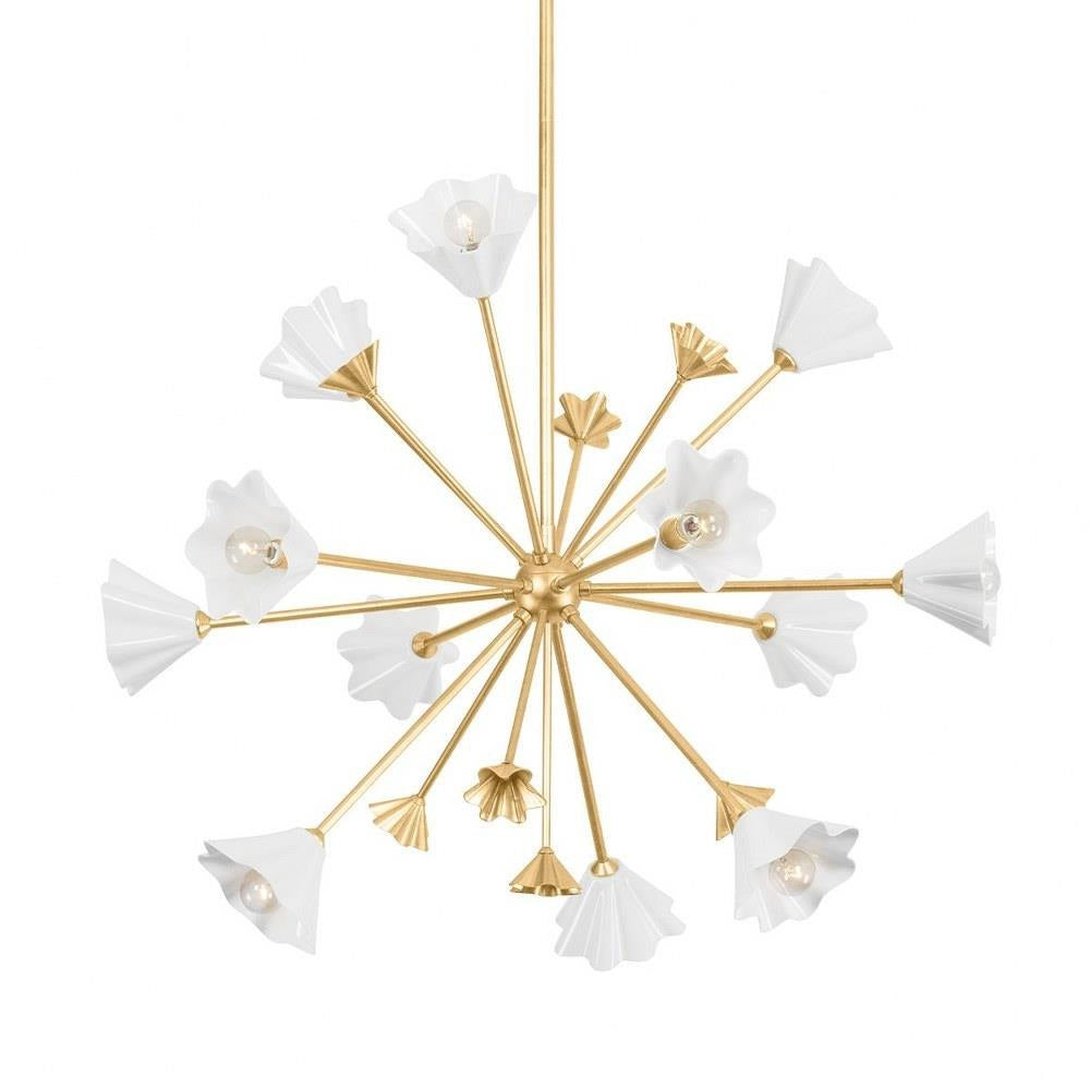Bailey Street Home - 72-BEL-4885754 - Aylesbury Garth - 12 Light Chandelier-32 Inches Tall and 40 Inches Wide