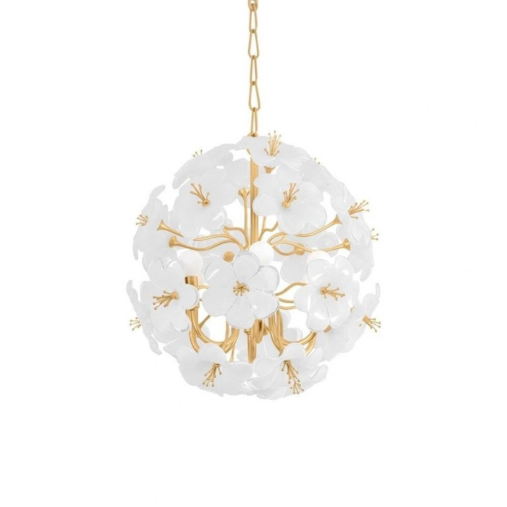 Bailey Street Home - 72-BEL-5097323 - Summerhall Place - 6 Light Chandelier-21 Inches Tall and 20 Inches Wide