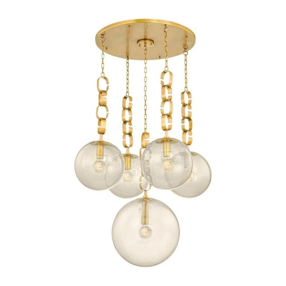 Bailey Street Home - 72-BEL-5097344 - Hillcrest Downs - 5 Light Chandelier-54 Inches Tall and 38 Inches Wide