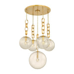Bailey Street Home - 72-BEL-5097344 - Hillcrest Downs - 5 Light Chandelier-54 Inches Tall and 38 Inches Wide