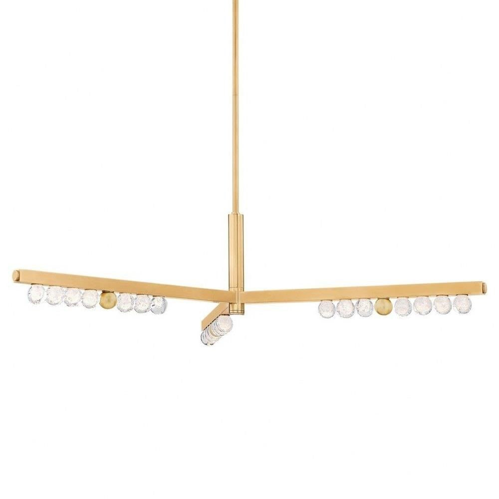 Bailey Street Home - 72-BEL-5097363 - Beechwood Oval - 111W 3 LED Chandelier In Modern Style-11 Inches Tall and 50.5 Inches Wide