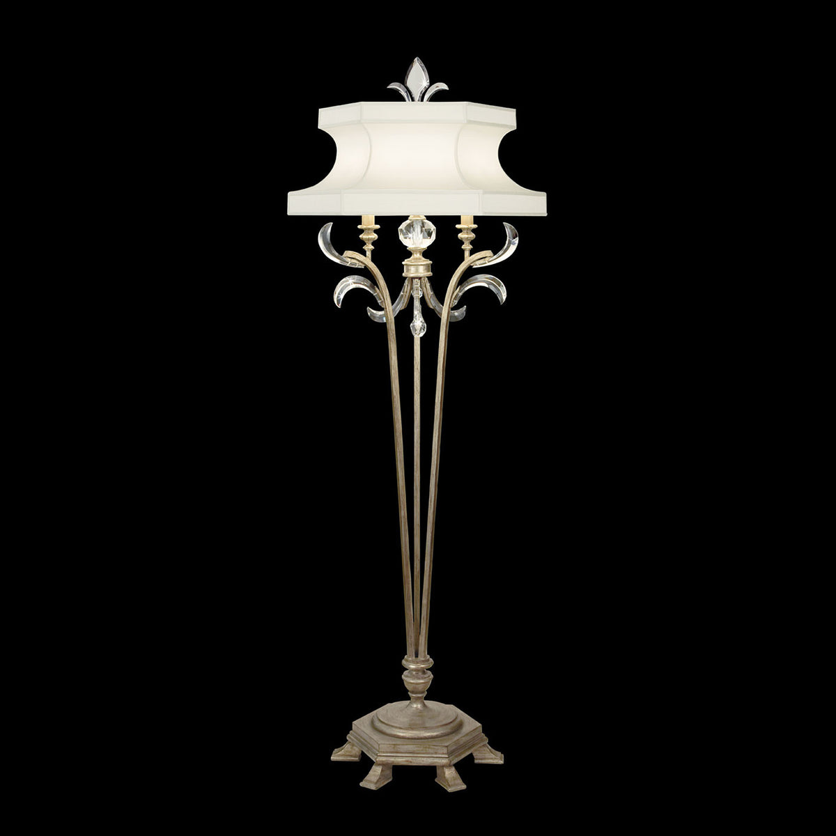 BEVELED ARCS 72" H Floor Lamp