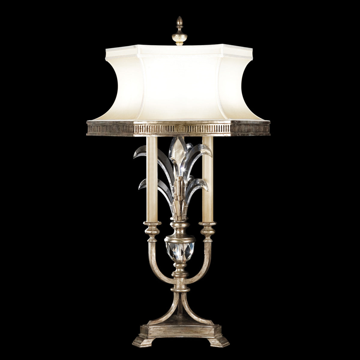 BEVELED ARCS 37" H Table Lamp