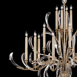 BEVELED ARCS 58" W Round Chandelier