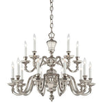 Casoria Polished Nickel 15-Light Chandelier