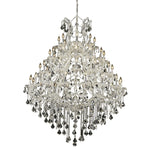 Maria Theresa Chrome Forty-Nine Light 46-Inch Chandelier with Royal Cut Clear Crystal