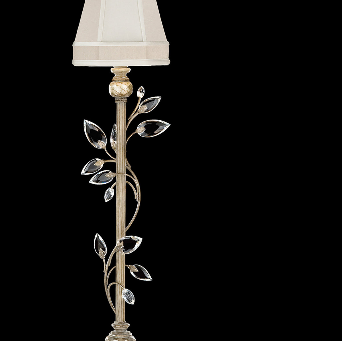 CRYSTAL LAUREL 37" H Console Lamp