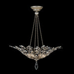 CRYSTAL LAUREL 35" W Round Pendant