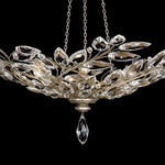 CRYSTAL LAUREL 47" W Round Pendant