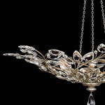 CRYSTAL LAUREL 47" W Round Pendant