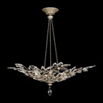 CRYSTAL LAUREL 47" W Round Pendant