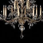 CRYSTAL LAUREL 45" W Round Chandelier