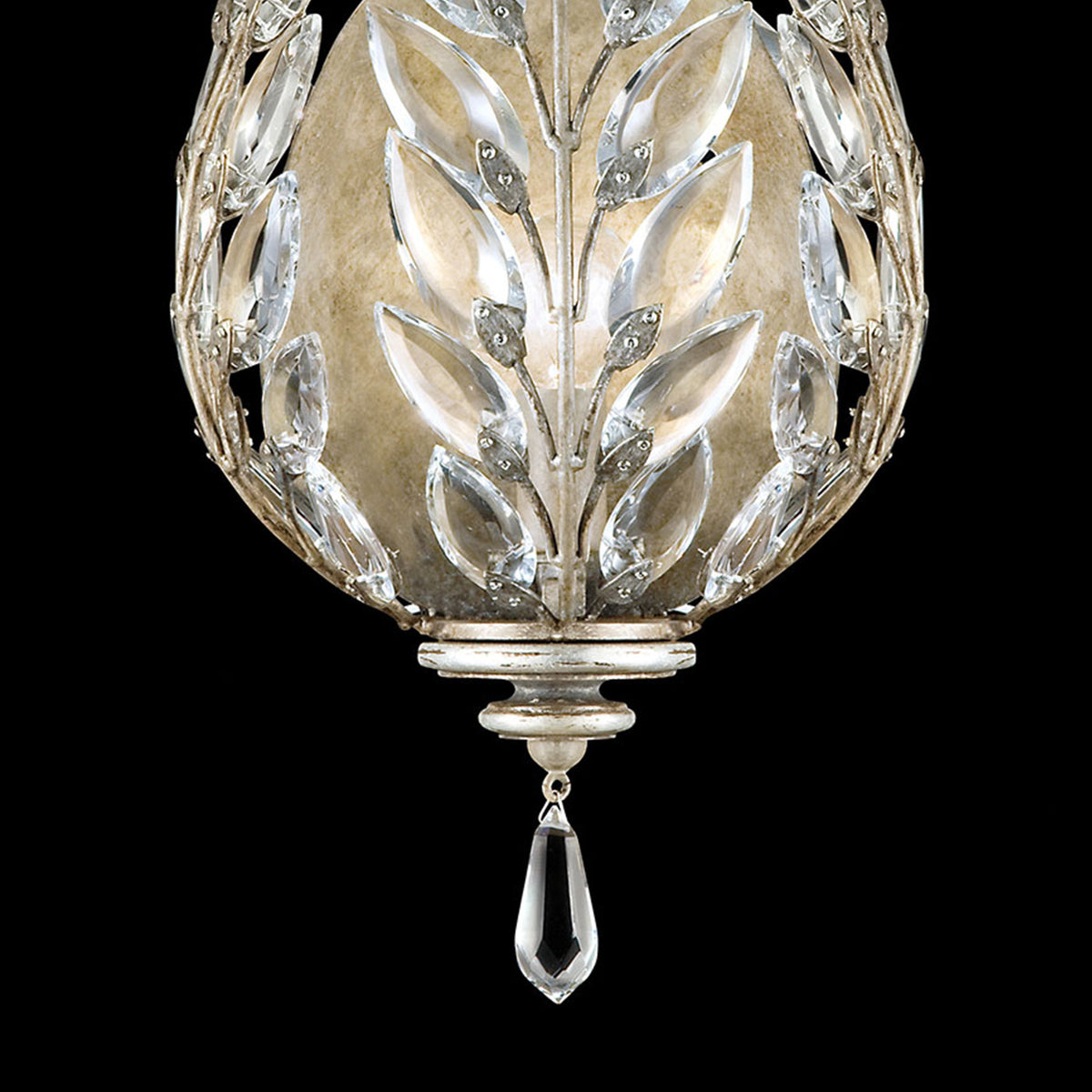CRYSTAL LAUREL 17" H Sconce
