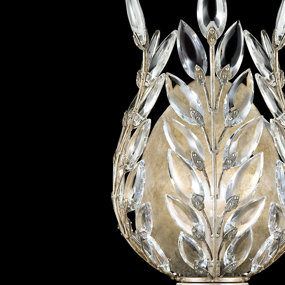 CRYSTAL LAUREL 17" H Sconce