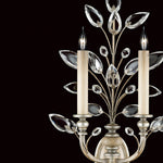 CRYSTAL LAUREL 28" H Sconce