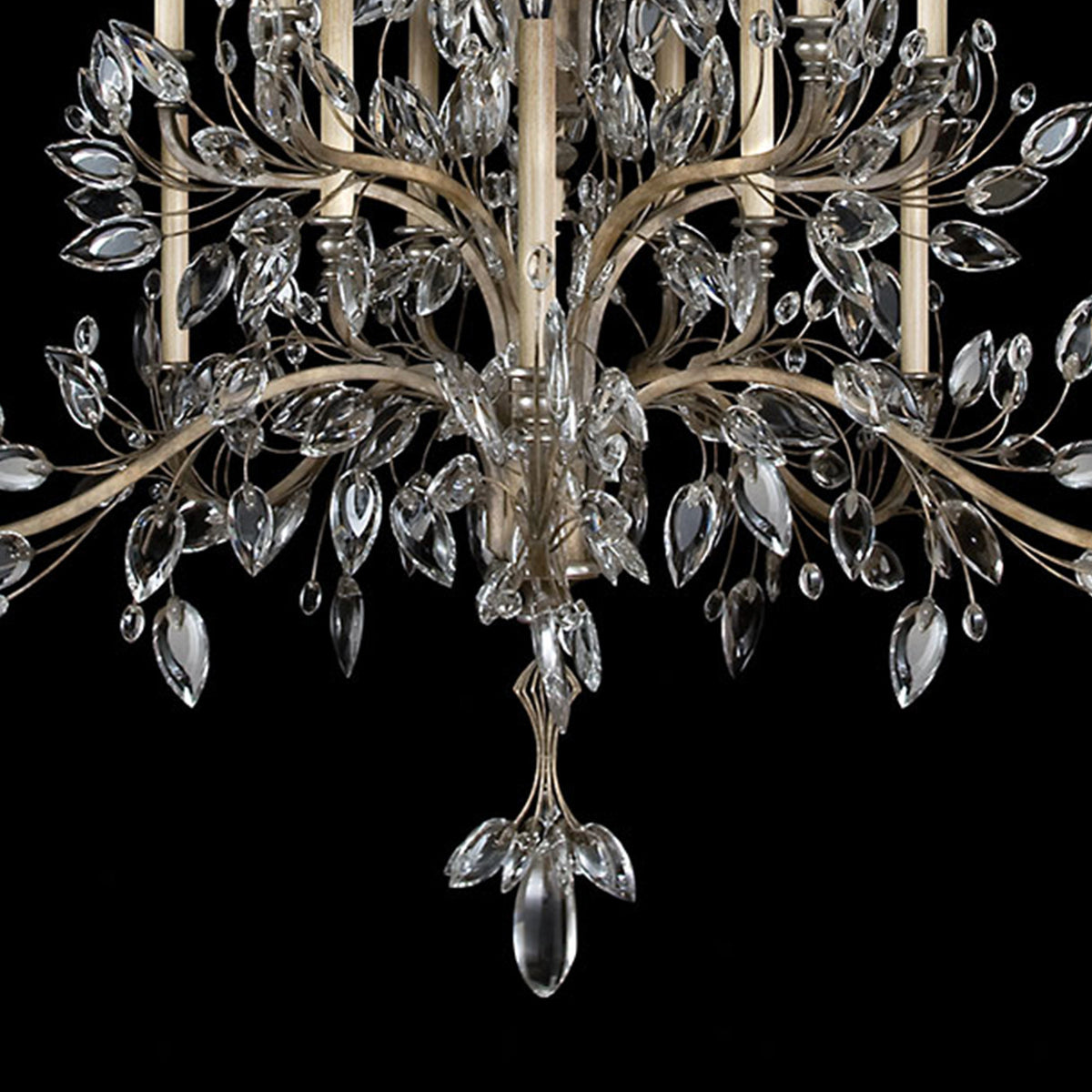 CRYSTAL LAUREL 75" W Round Chandelier