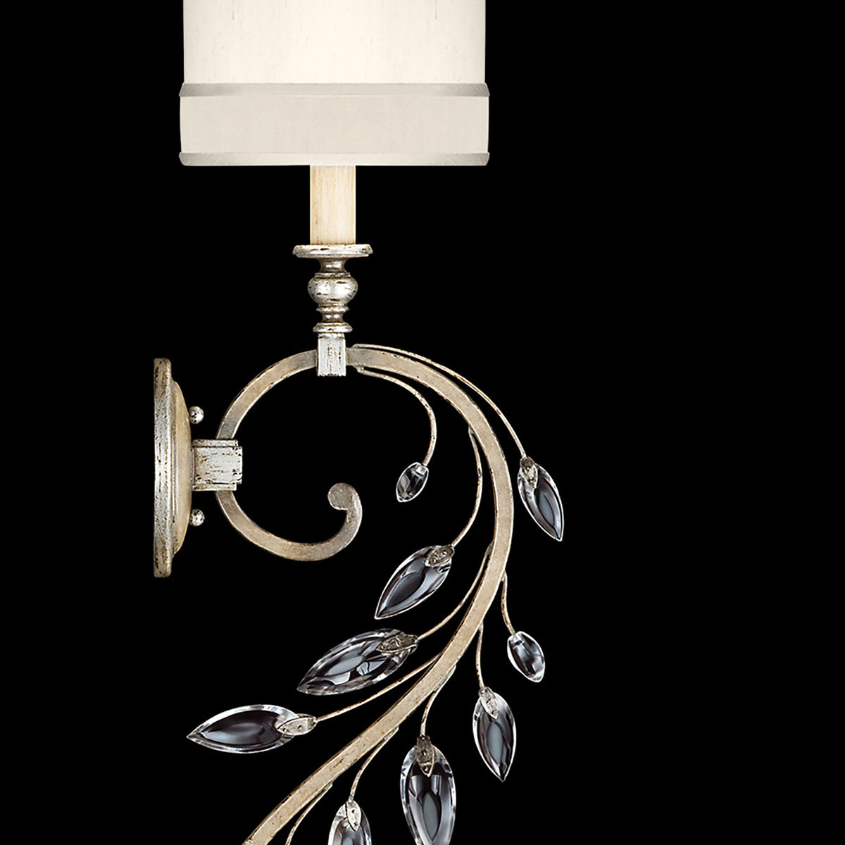 CRYSTAL LAUREL 32" H Sconce