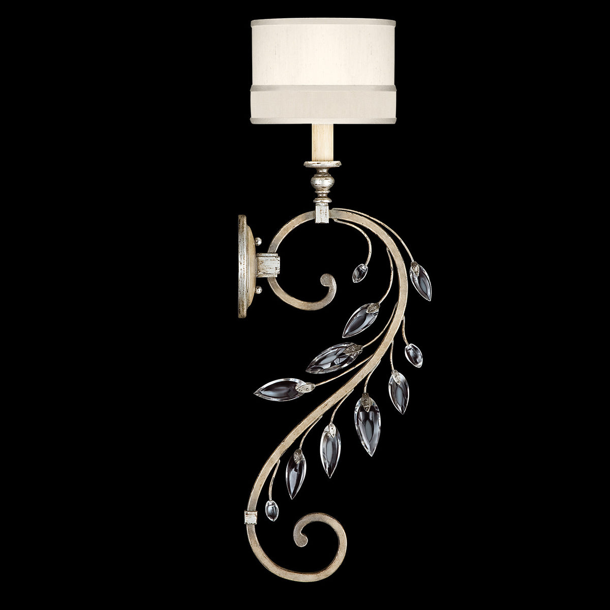 CRYSTAL LAUREL 32" H Sconce