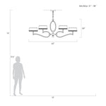 ALLEGRETTO 63"W Oblong Chandelier