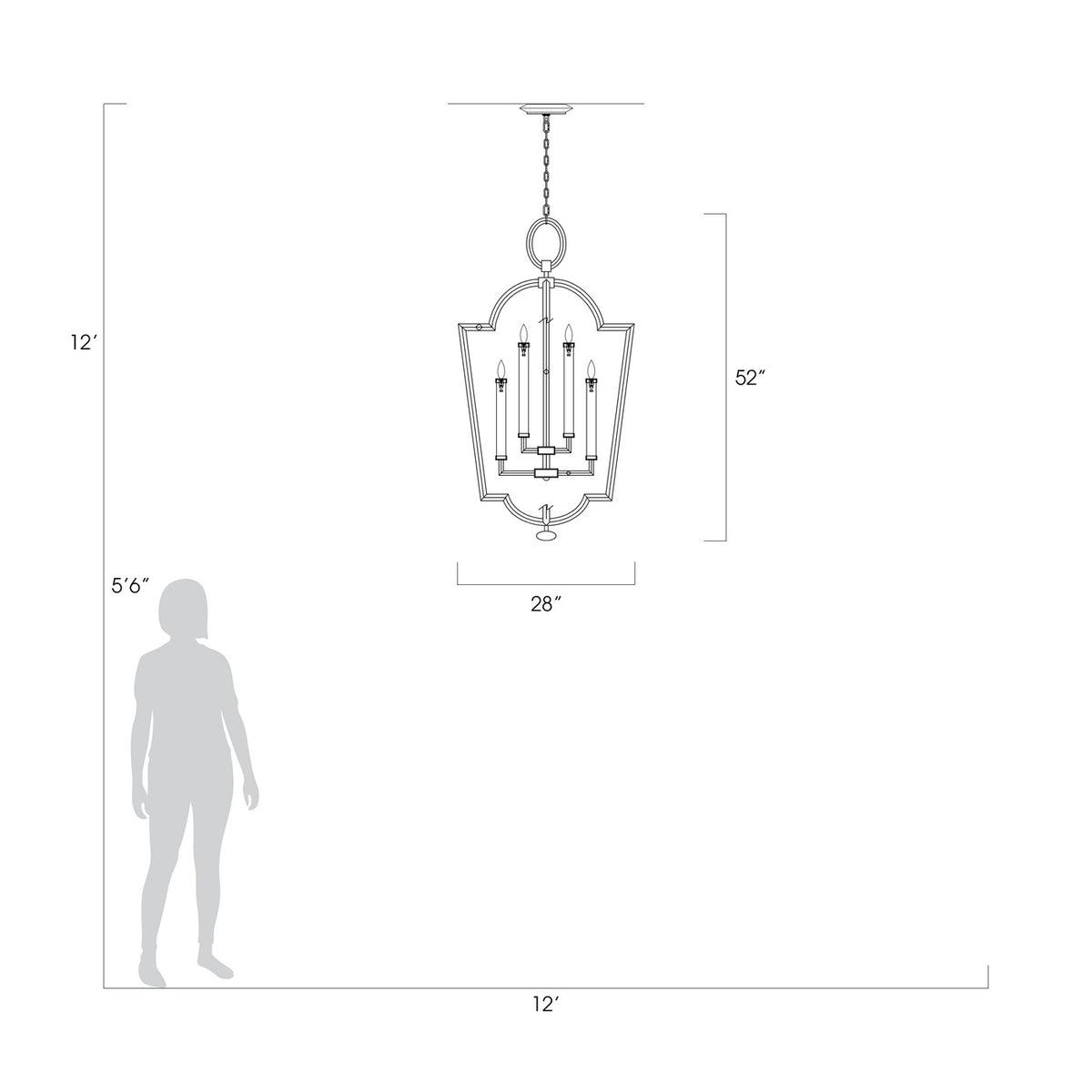 ALLEGRETTO 28" W Round Pendant