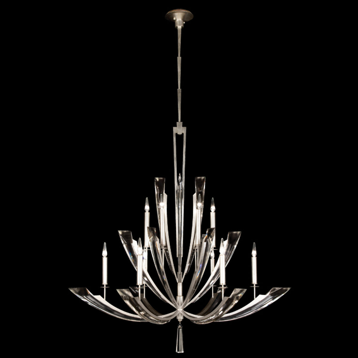 VOL DE CRISTAL 54" W Round Chandelier