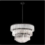 Bronze Nine-Light Chandelier