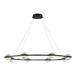Bailey Street Home - 79-BEL-4534098 - Burley Row - 48W 8 LED Chandelier in Contemporary Modern Style - 47.5 Inches Wide by 4 Inches High