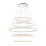 Bailey Street Home - 79-BEL-4636051 - Chalk Lane - 312W 1 LED 5-Tier Chandelier In Trasitional and Traditional Style-2.75 Inches Tall and 60 Inches Wide