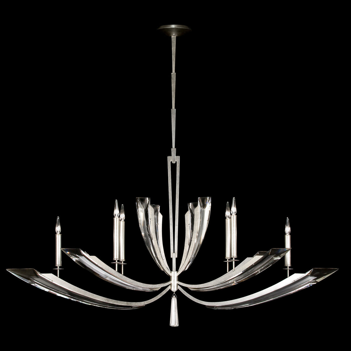 VOL DE CRISTAL 46" W Oblong Chandelier