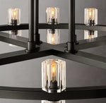 Arcachon LED Round Two-Tier Chandelier 60"