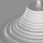 Personality Striped Iron Hat Creative 3 Step Dimming Nordic Pendant Lights