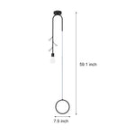 Personality Creative Crystal Branches 3 Step Dimming Modern Pendant Lights