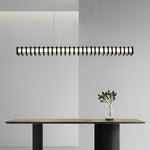 Minimalist Square Frame Decor Three Step Dimming Modern Chandelier Light