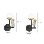 Moon Astronaut Decor Three Step Dimming Modern LED Wall Lights Fixture